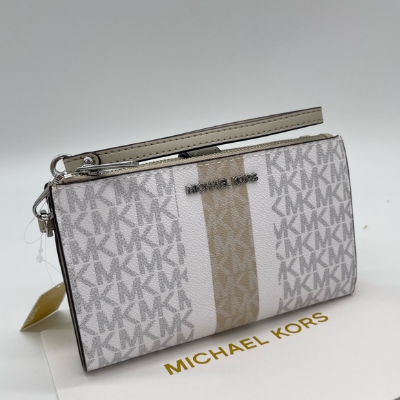 Michael Kors Large Double Zip Wallet Wristlet - Picture 2 of 7